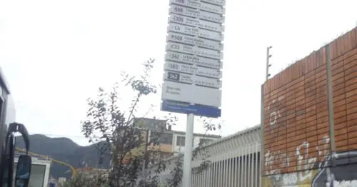 PARADERO SITP COLEGIO NUESTRA SENORA DEL PILAR  018A00